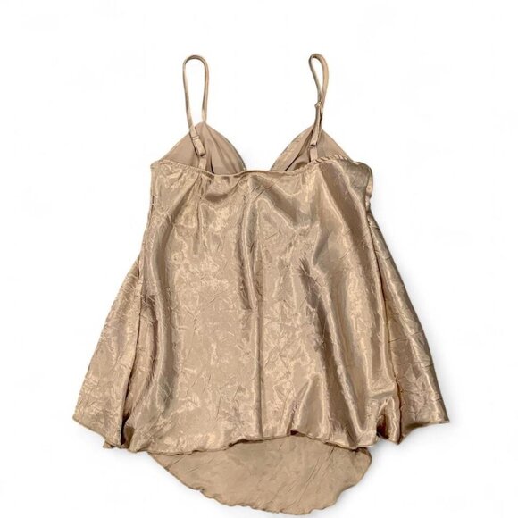 Women's Vintage Gold Babydoll Top - Picture 4 of 4